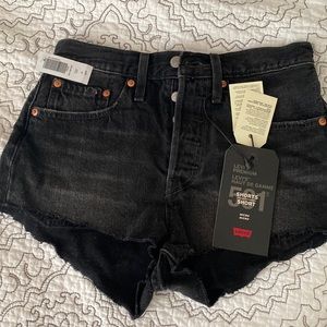 Levi’s 501 micro shorts black